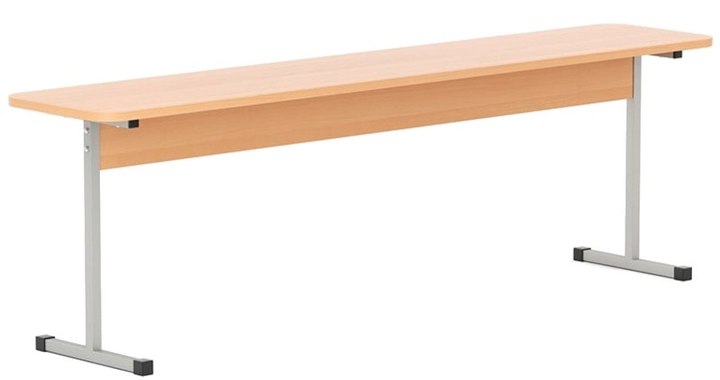 Лавка шкільна підвісна 1200х300х460 мм KOMODO